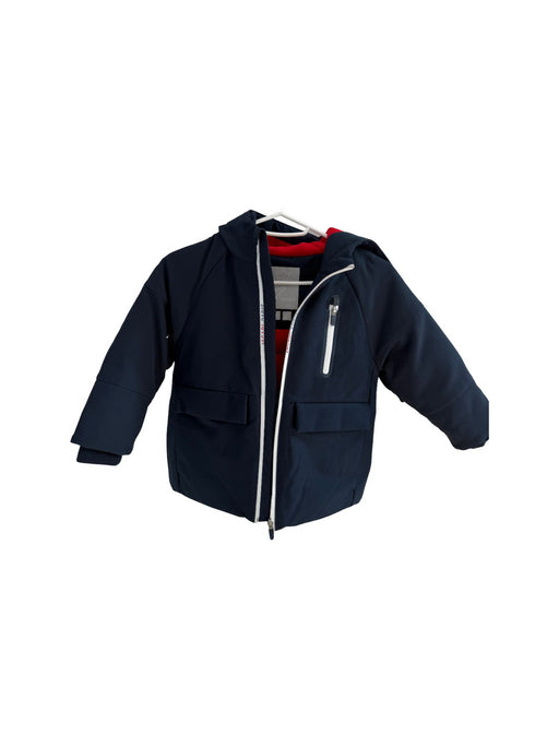 A Navy Puffer/Quilted Jackets from Jacadi in size 5T for neutral. (Front View)