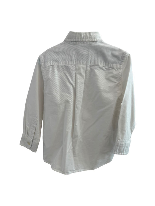 A White Long Sleeve Shirts from Polo Ralph Lauren in size 3T for boy. (Back View)