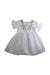 A White Short Sleeve Dresses from Vertbaudet in size 4T for girl. (Front View)