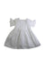 A White Short Sleeve Dresses from Vertbaudet in size 4T for girl. (Back View)
