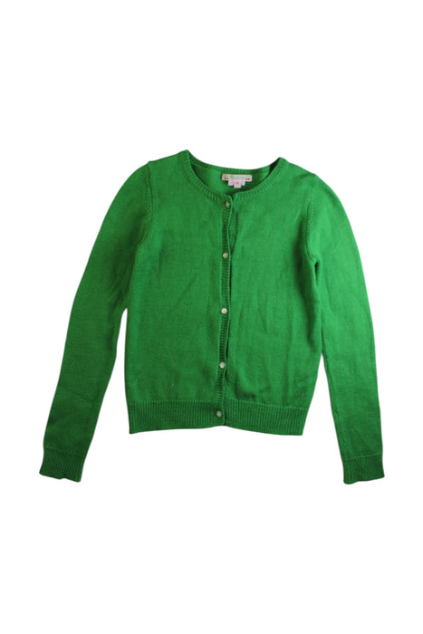 A Green Cardigans from Bonpoint in size 10Y for girl. (Front View)