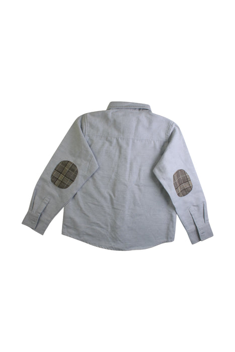 A Grey Long Sleeve Shirts from Chickeeduck in size 4T for boy. (Back View)