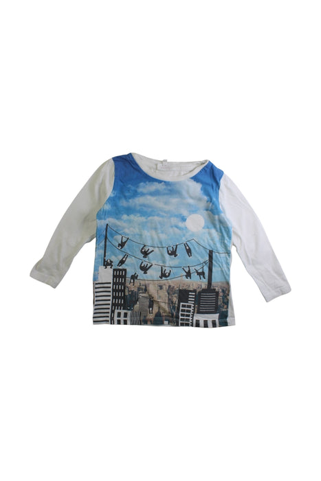 A Multicolour Long Sleeve Shirts from Seed in size 4T for boy. (Front View)