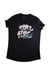 A Black Short Sleeve T Shirts from Under Armour in size 10Y for girl. (Front View)