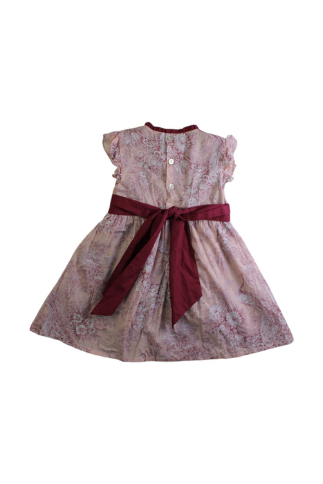 A Multicolour Sleeveless Dresses from Neck & Neck in size 2T for girl. (Back View)