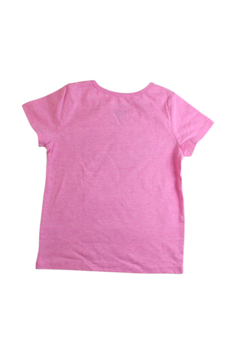A Pink Short Sleeve T Shirts from Isaac Mizrahi in size 4T for girl. (Back View)