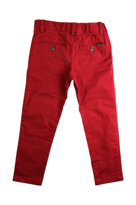 A Red Casual Pants from Polo Ralph Lauren in size 3T for boy. (Back View)