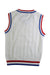 A White Sleeveless Tops from As Little As in size 5T for boy. (Back View)