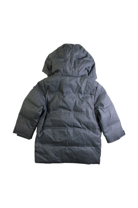 A Grey Puffer/Quilted Coats & Outerwear from Jacadi in size 4T for boy. (Back View)