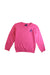 A Pink Crewneck Sweatshirts from Champion in size 11Y for girl. (Front View)
