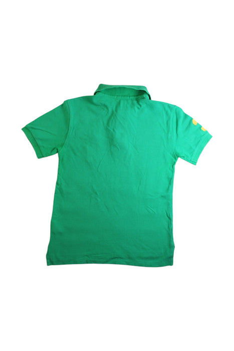A Green Short Sleeve Polos from Polo Ralph Lauren in size 8Y for boy. (Back View)