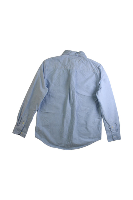 A Blue Long Sleeve Shirts from Ralph Lauren in size 7Y for boy. (Back View)
