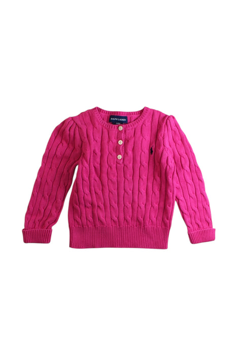 A Pink Cardigans from Ralph Lauren in size 18-24M for girl. (Front View)