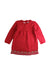 A Red Long Sleeve Dresses from Mothercare in size 12-18M for girl. (Front View)