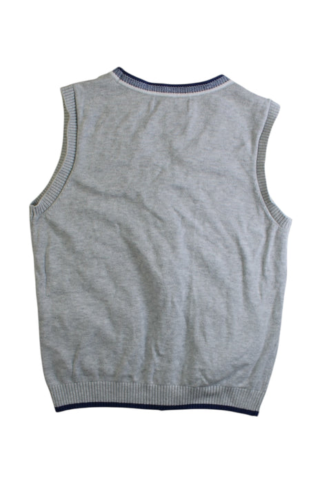 A Grey Dress Up Vests from Chickeeduck in size 7Y for boy. (Back View)