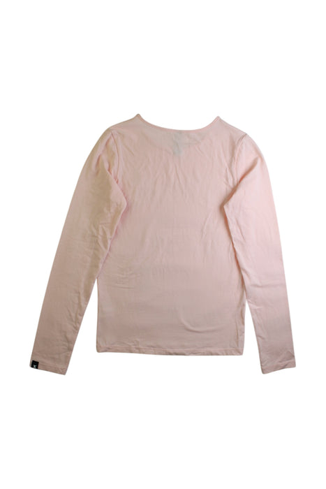 A Pink Long Sleeve Tops from Xamas in size 12Y for girl. (Back View)