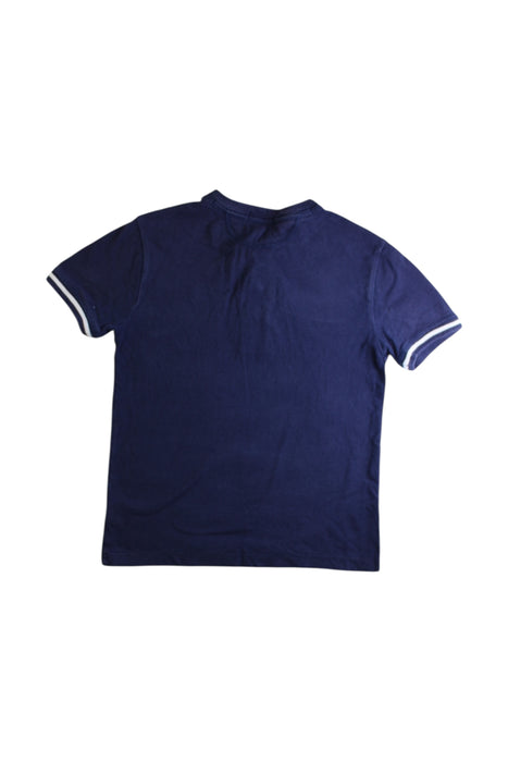 A Navy Short Sleeve Polos from Polo Ralph Lauren in size 7Y for boy. (Back View)