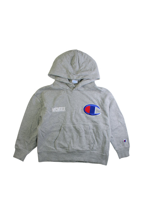 A Grey Hooded Sweatshirts from Champion in size 5T for neutral. (Front View)