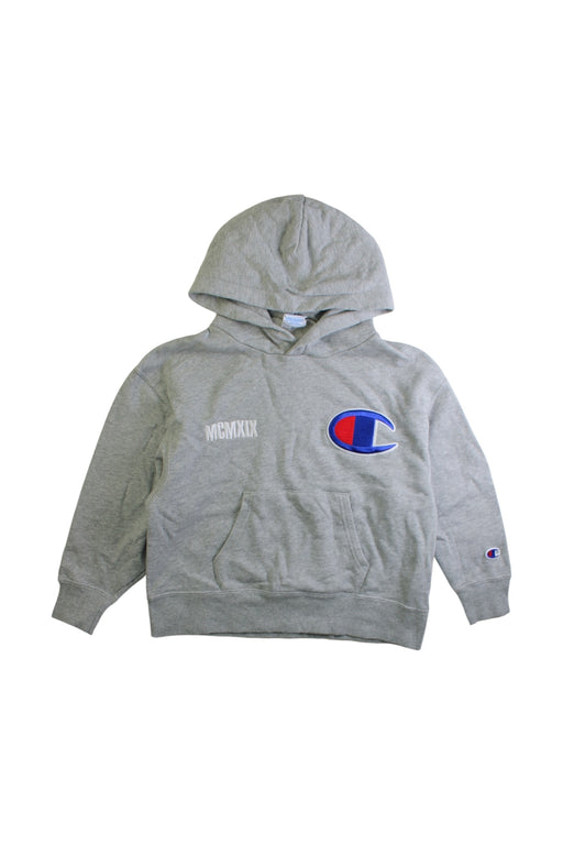 A Grey Hooded Sweatshirts from Champion in size 5T for neutral. (Front View)