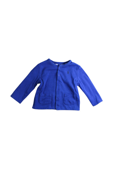A Blue Lightweight Jackets from Ralph Lauren in size 6-12M for boy. (Back View)