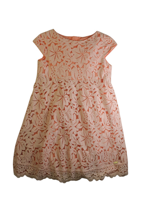 A Pink Sleeveless Dresses from Pili Carrera in size 10Y for girl. (Front View)