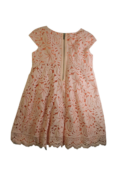 A Pink Sleeveless Dresses from Pili Carrera in size 10Y for girl. (Back View)