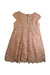 A Pink Sleeveless Dresses from Pili Carrera in size 10Y for girl. (Back View)