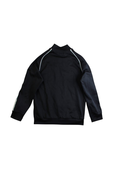 A Black Lightweight Jackets from Adidas in size 6T for neutral. (Back View)