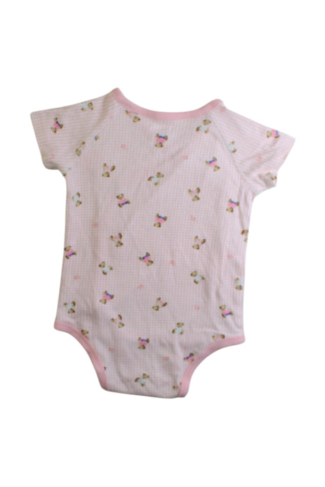 A Pink Short Sleeve Bodysuits from Ralph Lauren in size 6-12M for girl. (Back View)