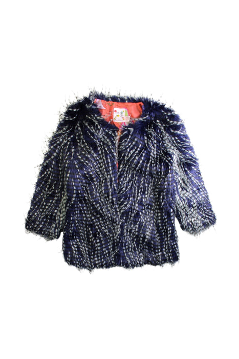 A Multicolour Lightweight Jackets from Lovie by Mary J in size 5T for girl. (Front View)