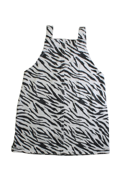 A Black Overall Dresses from Seed in size 4T for girl. (Back View)