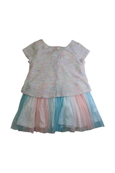 A Multicolour Short Sleeve Dresses from Pippa & Julie in size 4T for girl. (Back View)