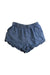 A Blue Shorts from Crewcuts in size 6T for girl. (Front View)