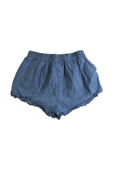 A Blue Shorts from Crewcuts in size 6T for girl. (Back View)
