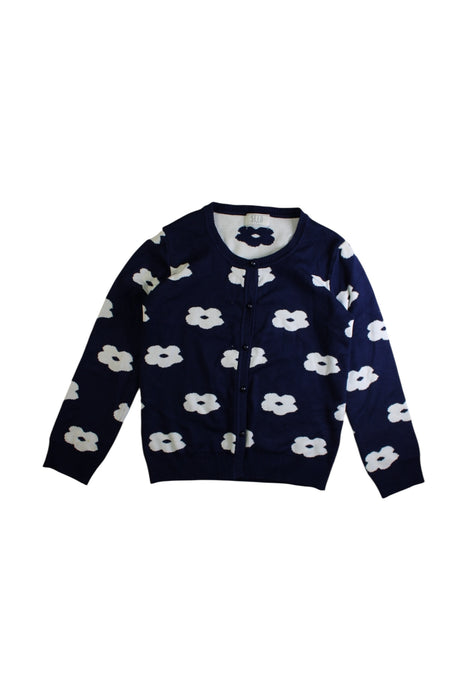 A Navy Cardigans from Seed in size 7Y for girl. (Front View)