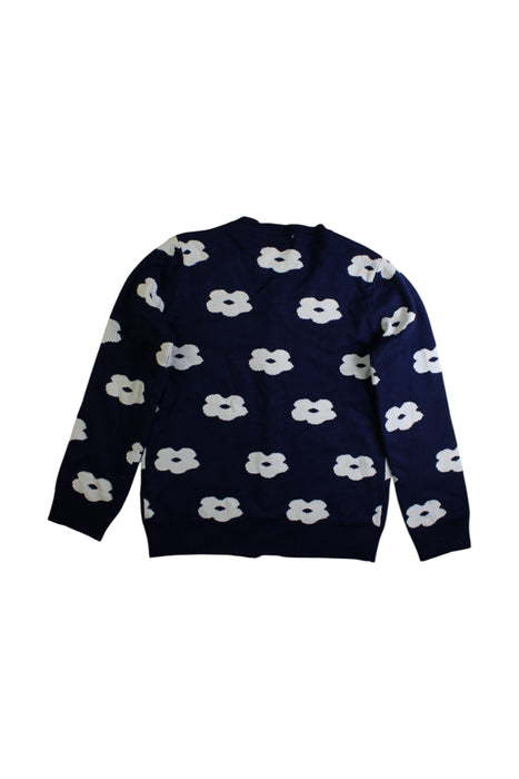 A Navy Cardigans from Seed in size 7Y for girl. (Back View)