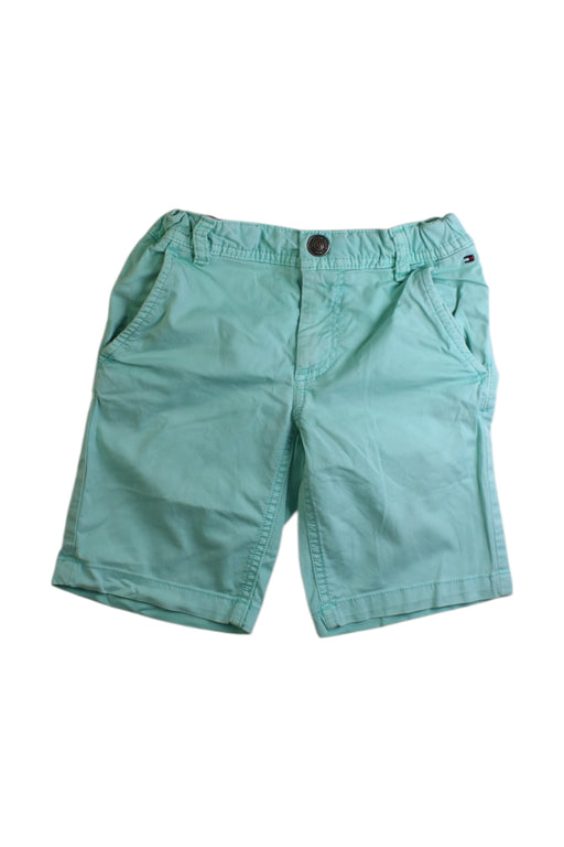 A Green Shorts from Tommy Hilfiger in size 5T for boy. (Front View)
