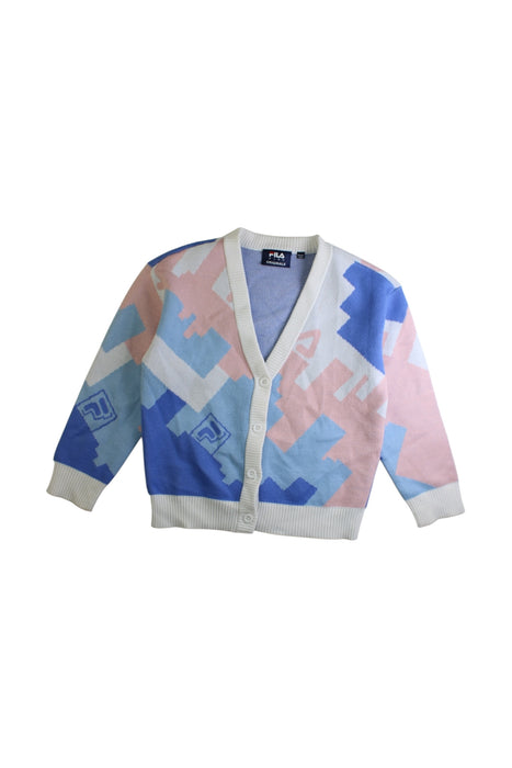 A Multicolour Cardigans from Fila in size 7Y for girl. (Front View)