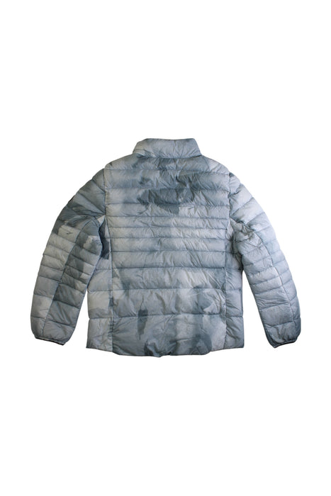A Grey Puffer/Quilted Jackets from Moody Tiger in size 5T for boy. (Back View)