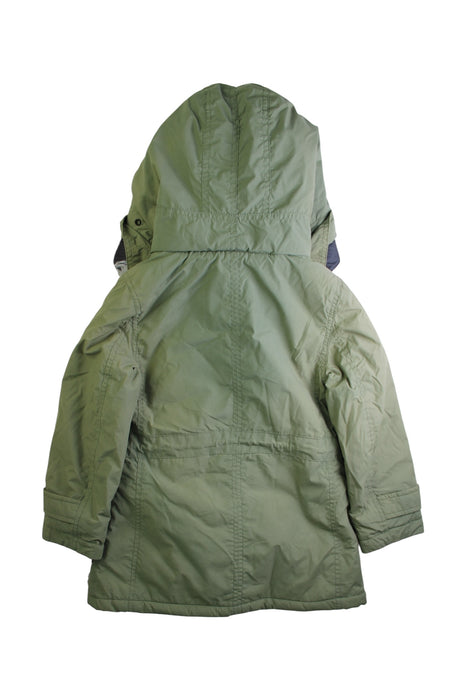 A Green Puffer/Quilted Coats & Outerwear from Replay & Sons in size 4T for girl. (Back View)