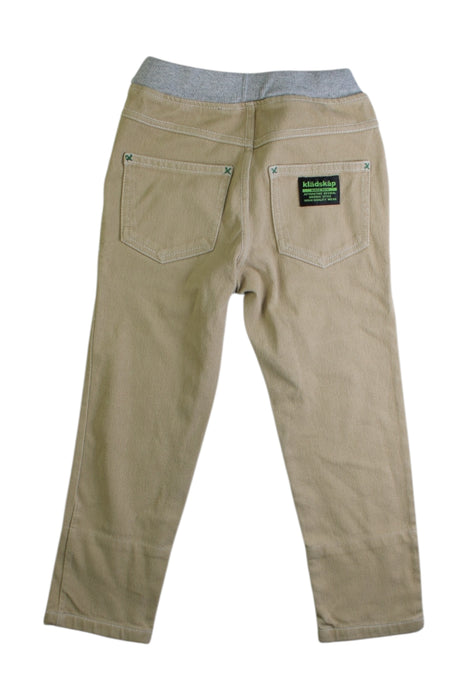 A Beige Casual Pants from Kladskap in size 4T for boy. (Back View)