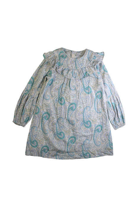 A Multicolour Long Sleeve Dresses from Neck & Neck in size 8Y for girl. (Front View)