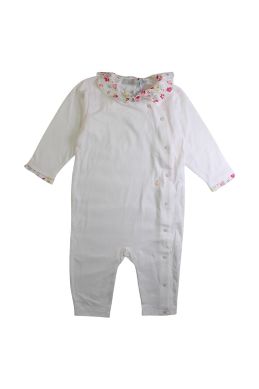 A White Long Sleeve Rompers from Dior in size 6-12M for girl. (Front View)