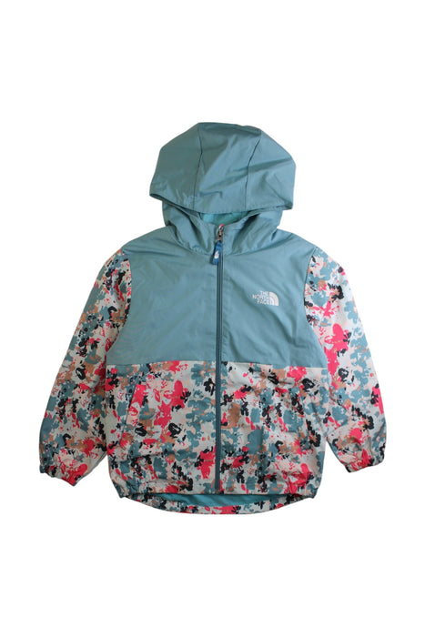 A Multicolour Rain Jackets from The North Face in size 10Y for girl. (Front View)