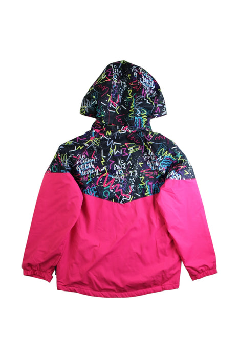A Multicolour Lightweight Jackets from Minnex in size 10Y for girl. (Back View)