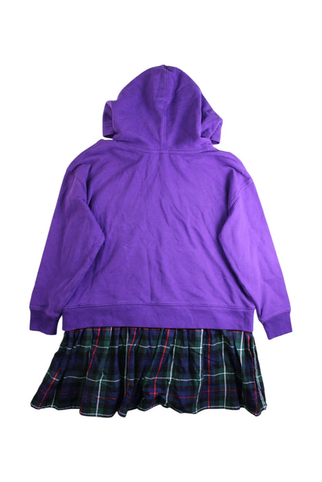 A Purple Hooded Sweatshirts from Polo Ralph Lauren in size 8Y for girl. (Back View)