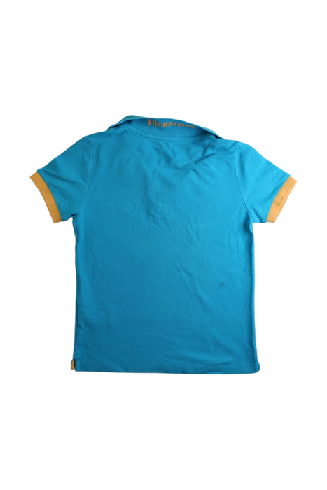 A Blue Short Sleeve Polos from Vilebrequin in size 8Y for boy. (Back View)