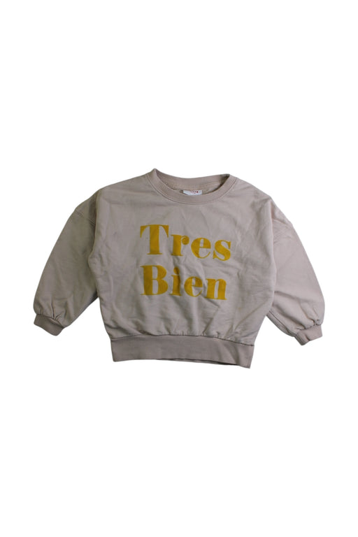 A Beige Crewneck Sweatshirts from Seed in size 3T for boy. (Front View)