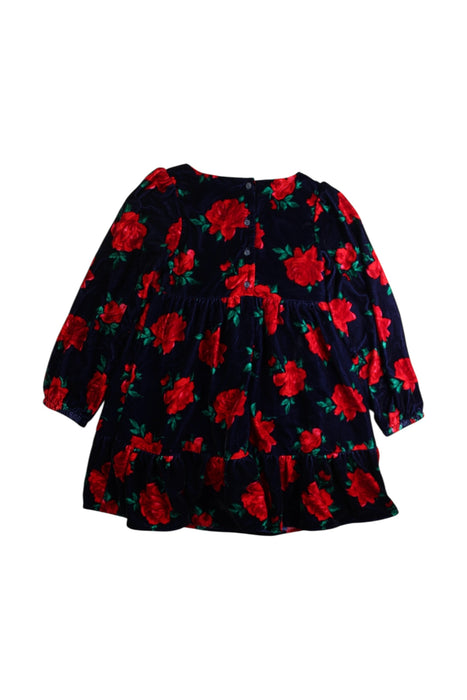 A Multicolour Long Sleeve Dresses from Janie & Jack in size 6T for girl. (Back View)