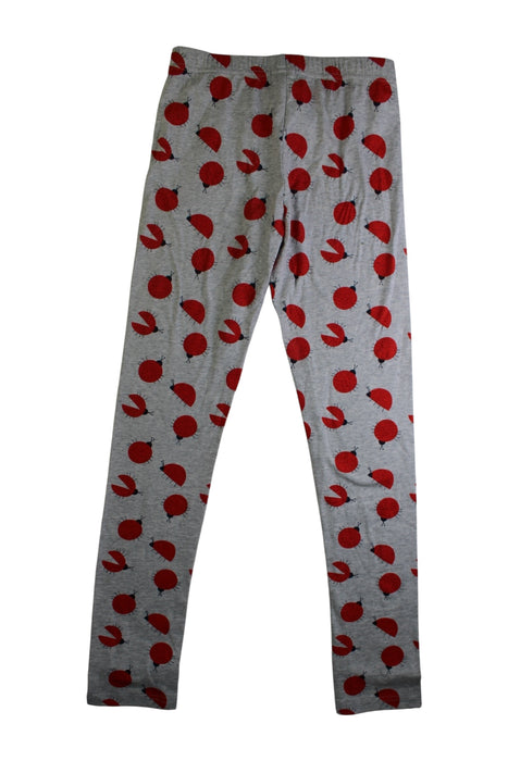 A Grey Leggings from Seed in size 10Y for girl. (Back View)